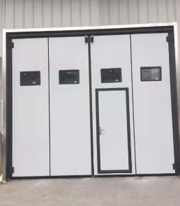电动折叠工业门